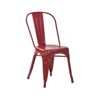 Meilleur prix empilable mobilier industriel vintage chaise d'appoint en métal de couleur bleue chaises industrielles Tolixed vintage en métal Lix