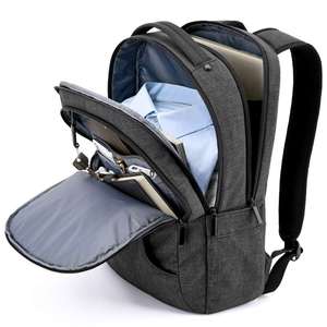 Custom Unisex Water-Resistant Expandable Softback Business <b>Backpack</b> Waterproof Laptop <b>Backpack</b> Comfortable Padding for Men Women - Product Image 2