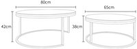 Table basse en bois style marbre noir, mobilier de maison, moderne, personnalisé, en métal