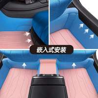 Tapis de sol de voiture en cuir aviation 360° à double couche, couverture intégrale, style moquette intégrée, garantie 3 ans, ajustement universel