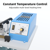 Scelleuse thermique industrielle à commande au pied KF-600, largeur de scellage de 600 mm, largeur de soudure de 3 mm, 750 W, pour sacs PE PP, usine chimique et alimentaire