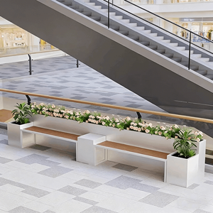 Fioriere e Panchine Personalizzate in Acciaio Inossidabile e Ferro Battuto per Esterni, Giardini, Cortili, Laghetti per Fiori e Balconi - Product Image 5