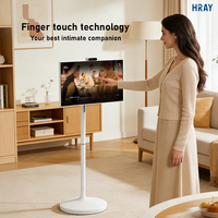 HRAY 32 Inci Layar Sentuh 10-titik Android 13 CPU Octa-core Proyeksi Sentuh Kapasitif Bebas Driver OEM & ODM Dapat Disesuaikan