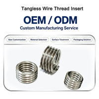 Nitronic 60 No - Tang Tangless Wire Thread Insert UNS S21800 Anti - Galling Wear Resistant Metric Thread Repair Insert