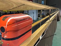 Système de livraison de repas Shinkansen de conception nouvelle, robot de restauration sur rail, train de livraison de nourriture intelligent
