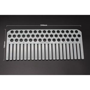 Premium PP Gray 2-Tooth Insert Sheets, 244mm Aviation-Specific Plastic Toothed Lightweight Aircraft Accessory for Cabin Interior - Product Image 2