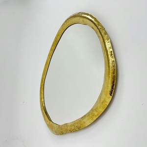 Espejo Decorativo de Pared <span class=keywords><strong>Bocado</strong></span> Lobo, Estilo Moderno y Lujoso, Minimalista, de Acero Inoxidable, Decoración Artística para el Hogar, Venta Directa de Fábrica - Product Image 4