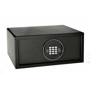 Caja Fuerte Inteligente Mini para Hotel, de Acero, Resistente al Fuego, con Certificación CEU, Cerradura con Llave y Opción Electrónica para Almacenamiento Seguro de Armas - Product Image 1