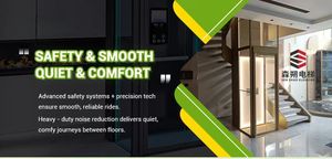 Ascensor Panorámico para Exteriores, Uso <span class=keywords><strong>Doméstico</strong></span>, Precio de Fábrica, para 4 a 6 Personas, 800 kg, Ascensor Comercial para Hoteles y Hospitales - Product Image 6