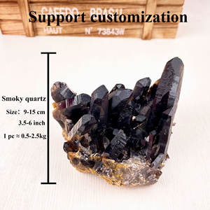 Large Stock Ready <strong>Wholesale</strong> New Product Natural Energy <strong>Crystal</strong> <strong>Crystals</strong> Healing Smoky Quartz Cluster for Decoration - Product Image 3