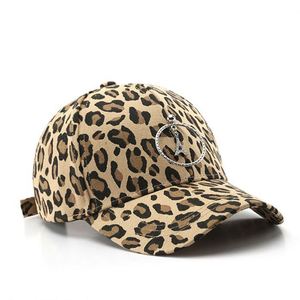 In Stock 6 Panel Plain Cotton Leopard Base <b>Ball</b> Cap - Product Image 1