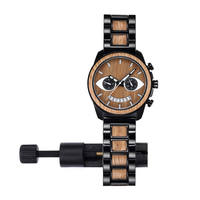 YS5589 Montre en bois de chêne blanc Mouvement à quartz Design décontracté à bords souples Simple Pointeur de confort et de première usure Montre de mode en chêne blanc