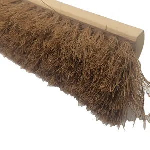 Custom Design Manufacturer Wooden Garden Hard Broom Parts Floor brush