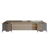 Bureau de direction convertible en bois sur mesure fabriqué en Chine par Liyu, mobilier de haute qualité pour les professionnels
