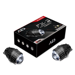 Faro Fendinebbia Aes FX3 BiLED a Tre Colori ad Alta Luminosità 12V per Nuove Auto Toyota Honda, Non Sciolge la Copertura della Lampada, 6500 Lumen - Product Image 1
