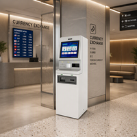 Choix du fournisseur : Kiosque tactile sur pied Jinrui FCM-501T 19 pouces pour l'échange de devises dans les aéroports et les hôtels
