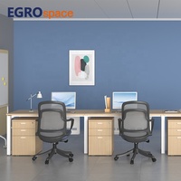 EGROspace Mobilier Extensible Minimaliste – Poste de Travail Modulable pour Coworking et Bureau