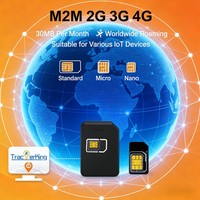 Carte SIM internationale Trackerking pour appareils de suivi GPS, carte SIM illimitée pour données IoT, carte SIM de roaming