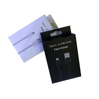 Boîte d'emballage en carton de papier écouteur USB câble de données chargeur casque étui en carton