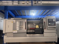 Machine CNC à lit horizontal à haute rigidité CK6180, grande portée pour coupes lourdes