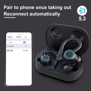 Auricolare Stereo HIFI impermeabile con gancio auricolare Audifonos Fone De Ouvido cuffie senza fili <span class=keywords><strong>Bluetooth</strong></span> Tws auricolari sportivi - Product Image 5