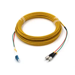 Singlemode/Multimode simpleks/dupleks 3m 5m 10m panjang dapat disesuaikan kabel patch serat optik dupleks LC simpleks