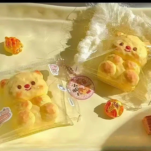 צעצועי סקוושי אנימה סיטונאי, צעצוע חושי להפגת מתחים, צעצוע לחיצה בצורת כף חתול TPR, צעצועי סקוושי טאבה - Product Image 6