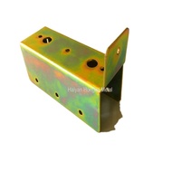 Support d'antenne en acier Q235 galvanisé jaune, profilé en I simple face, pour pieds de table croisés