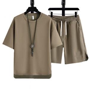 Conjunto Deportivo Personalizado para Hombre, Top Corto de Compresión, Pantalones Cortos para Correr, Camisetas Casuales de Secado Rápido, Conjuntos de Entrenamiento - Product Image 5