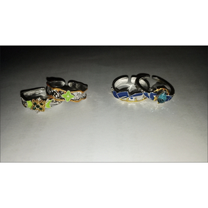 Lot de 2 bagues délicates en forme de couronne de princesse Furina Focalors Nahida Buer Arlecchino the Knave Neuvillette pour adolescentes et femmes - Product Image 1