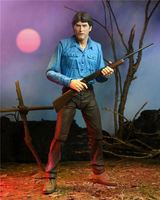 NECA 41971 The Evil Dead 40th Anniversary Ash Figurine articulée de 7 pouces Boîte couleur Unisexe 1/6 Prise US Film & TV Authentique