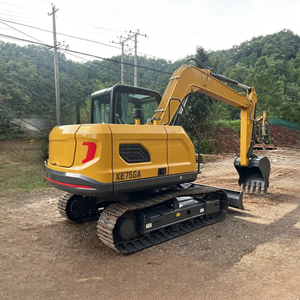 Nouvelle Mini-Excavatrice sur Chenilles XE75GA 7 Tonnes au Meilleur Prix, avec Moteur et Godet de 0,33 m³, Compacte, Puissante et à Haute Capacité d'Excavation - Product Image 3