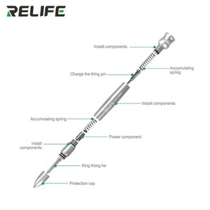 Stylo de démontage rapide RELIFE RL-066B pour verre de protection arrière et lentilles de téléphone portable <span class=keywords><strong>iPhone</strong></span> 8-15 Pro Max – Outil de réparation - Product Image 4