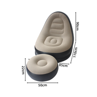 Canapé PVC DTYF pour petite famille, pliable, portable, épaisseur 0,5 mm, poids 1,8 kg, design moderne multicolore, prix bas, fabriqué en Chine
