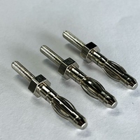 Connecteur banane personnalisé 2 mm 4 mm mâle, connecteur banane pour haut-parleur musical