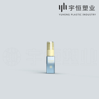 Flacon carré PET 20 ml, conteneur plastique vide 6,5 g avec pulvérisateur à pompe et impression sérigraphique pour échantillons de lotion et sérum – Vente en gros