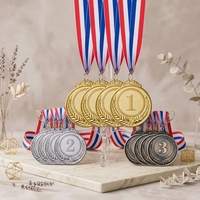 Médailles de football de la Ligue des Champions, médailles athlétiques 3D en or, argent et bronze, médailles et trophées de la Ligue des Champions d'Europe