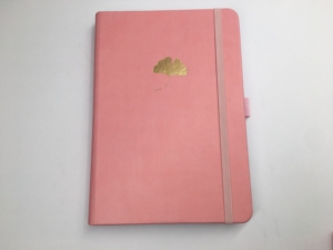 LABON-Cuaderno de notas con Logo personalizado, libreta de papel rosa de tapa dura de cuero vegano A5, con puntos, 160gsm, Ultra blanco, <span class=keywords><strong>papelería</strong></span> en línea, 2022 diarios - Product Image 6