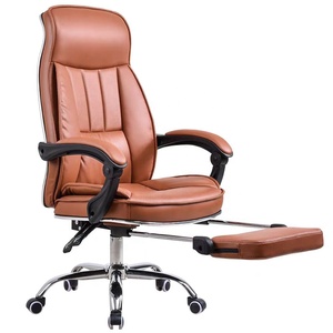 Silla de oficina ejecutiva <span class=keywords><strong>Siesta</strong></span> Zero Gravity al por mayor con reposacabezas ajustable, silla elevadora de cuero PU fabricada en China - Product Image 5