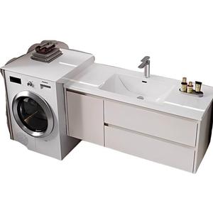 Estación <span class=keywords><strong>de</strong></span> Lavandería <span class=keywords><strong>con</strong></span> Almacenamiento, Mueble <span class=keywords><strong>de</strong></span> Lavandería Independiente para Balcón, Fregadero Integrado y Mesa para Lavar Platos para Uso Doméstico - Product Image 2