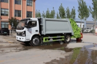 Camion Compacteur de Déchets Diesel Manuel 4x2 EURO 5 Personnalisable Direct Usine pour la Collecte de Déchets Domestiques en Baril