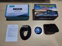 Écran LCD TFT HUD 2.6 pouces, affichage tête haute P10 OBD, jauge intelligente, compteur de vitesse numérique, Test de freinage, Diagnostic automatique, nouveau Style