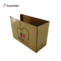 Présentoir de Comptoir en Carton pour Magasin, Boîte de Présentation Pliante en Carton Ondulé pour Supermarché