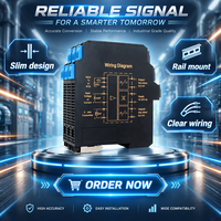 4-20mA isolasi sinyal Input/Output RTD TC transduser 1 Input 2 Output Isolator sinyal dibuat di modul suhu Tiongkok