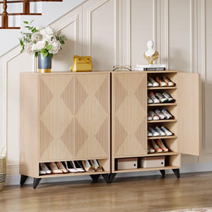 <span class=keywords><strong>Scarpiera</strong></span> Tribesigns con Ante Mobile Portascarpe da Ingresso a 6 Ripiani Organizzatore per Scarpe Moderno in Legno - Product Image 3