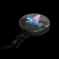 32cm portable 3D hologramme publicité ventilateur sac à dos Cool LED ventilateur affichage avec WiFi Smart App contrôle alimenté par batterie pour Bar