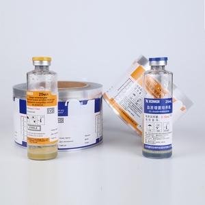 Nhà Máy Trực Tiếp Tùy Chỉnh In Ấn Chai Nhãn Dán Y Tế Máu Làm Giàu Văn Hóa Flask Nhãn Kiss Cut Stickers - Product Image 3