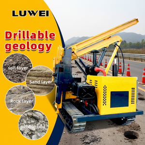 Professionale di grado 85 KW cingolato Guardrail Diesel Post Driver battipalo steccato stillatrice per stuccatoio letto di ciottoli - Product Image 5