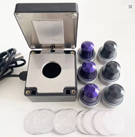 110V 220V électrique café Capsule Machine à sceller Portable feuille d'aluminium Capsule scellant avec capsules coquilles feuilles