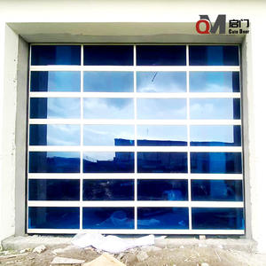 आधुनिक शैली के इलेक्ट्रिक फायरप्रूफ गेराज दरवाजा लिफ्ट सुरक्षा चिंतनशील ग्लास तैयार सतह को विला निर्माता आग के लिए डिजाइन किया गया - Product Image 3